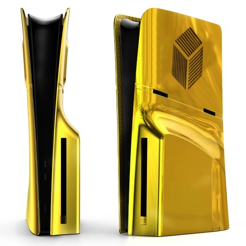 Obudowa konsoli PS5 Sony wymienna Hexo Gold.jpeg