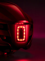 Kask rowerowy PRO z wbudowanymi lampkami LED dark grey