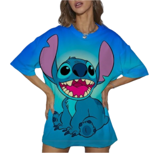 Młodzieżowa koszulka na krótki rękaw Disney Lilo i Stich