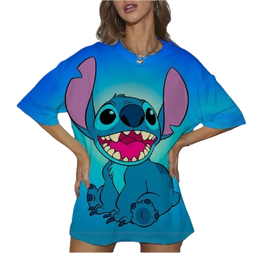 Młodzieżowa koszulka na krótki rękaw Disney Lilo i Stich