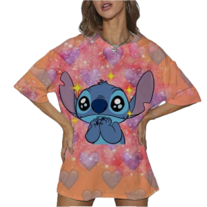 Młodzieżowa koszulka na krótki rękaw Disney Lilo i Stich