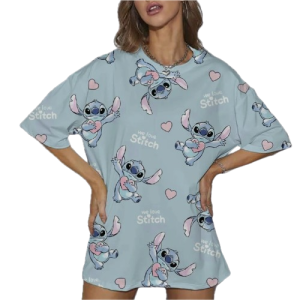 Młodzieżowa koszulka na krótki rękaw Disney Lilo i Stich