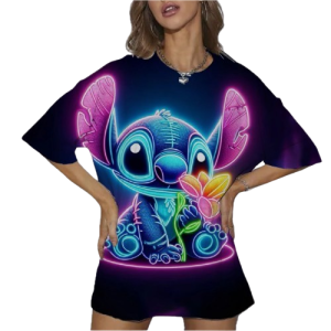 Młodzieżowa koszulka na krótki rękaw Disney Lilo i Stich