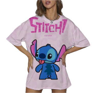 Młodzieżowa koszulka na krótki rękaw Disney Lilo i Stich