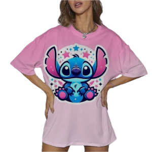 Młodzieżowa koszulka na krótki rękaw Disney Lilo i Stich