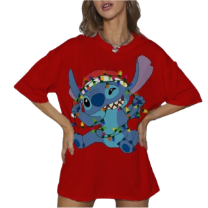 Młodzieżowa koszulka na krótki rękaw Disney Lilo i Stich