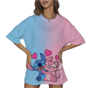 Młodzieżowa koszulka na krótki rękaw Disney Lilo i Stich