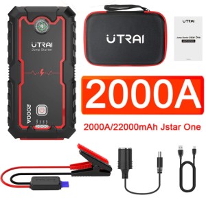 PowerBank Jump Starter Urządzenie Rozruchowe 2000A 22000mA h Booster