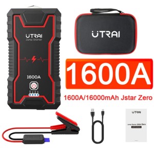 PowerBank Jump Starter Urządzenie Rozruchowe 16Ah 1600A Booster 