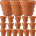 Zestaw 20 Mini Ceramicznych Doniczek Terracotta