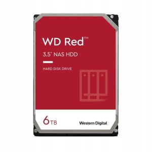 Dysk twardy Wester Digital RED 6TB HDD 3'5" SATA3