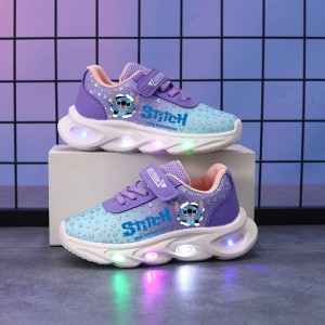 Buty LED Sneakersy Oddychające Dla Dzieci Stitch