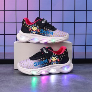 Buty LED Sneakersy Oddychające Dla Dzieci Stitch