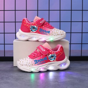 Buty LED Sneakersy Oddychające Dla Dzieci Stitch