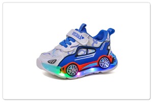 Buty dla Dzieci LED Sneakersy Świecące Auta