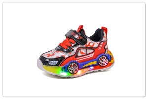 Buty dla Dzieci LED Sneakersy Świecące Auta