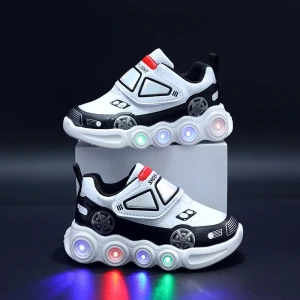 Buty dla Dzieci LED Sneakersy Świecące Samochody