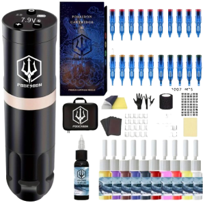 POSEIDON Maszynka do Tatuażu Zestaw na START