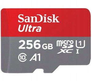 Karta Pamięci SanDisk Ultra Micro SD 256GB A1 C10 U1