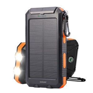 Powerbank Solarny 10000MAH z 8 x USB Latarka Bezprzewodowym Ładowanie