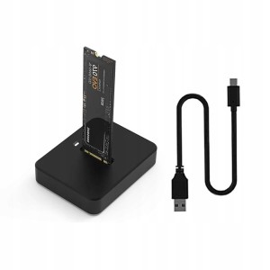 Stacja dokująca dysków M.2 NVME adapter SSD M2 dysk SATA USB 3.1 Plug&Play