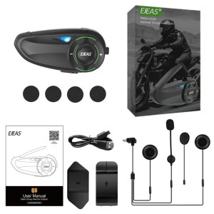 Interkom motocyklowy EJEAS Q8 z pilotem Bluetooth 5.1 Mesh