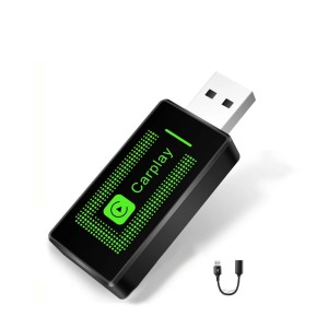Bezprzewodowy Adapter CarPlay iPhone Android Auto USB-C USB-A Plug & Play