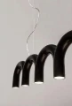 Lampa Wisząca Styl Arch Design LED Macaron 125cm Czerń