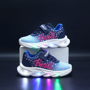 Buty LED Sneakersy Oddychające Dla Dzieci BARBIE