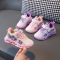 Buty LED Sneakersy Oddychające Kraina Lodu ELSA Dla Dzieci