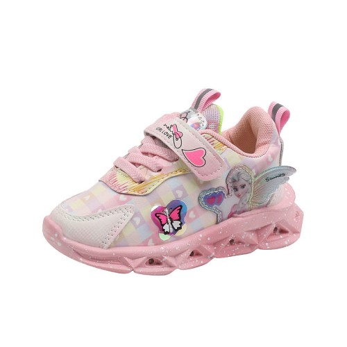 Buty LED Sneakersy Oddychające Kraina Lodu ELSA Dla Dzieci