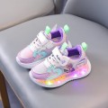 Buty LED Sneakersy Oddychające Kraina Lodu ELSA Dla Dzieci
