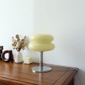Lampa Stołowa Macaron Szklana 28cm – designerskie oświetlenie do domu