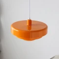 Lampa Wisząca Retro Żyrandol LED Pomarańczowa