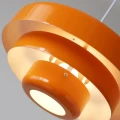 Lampa Wisząca Retro Żyrandol LED Pomarańczowa