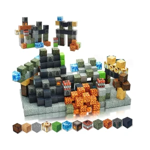 100szt  Zabawka Minecraft Klocki Magnetyczne Konstrukcyjne