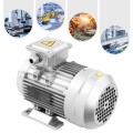 Trójfazowy silnik elektryczny asynchroniczny MS8034 o mocy 1.1 kW i zasilaniu 380V