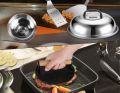 Kompletny dwudziestodziewięcioelementowy zestaw stalowych akcesoriów do grillowania burgerów i planchy