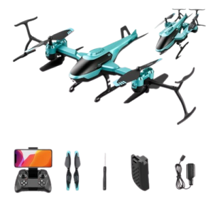 Dron wi-fi zdalnie sterowany helikopter niebieski 