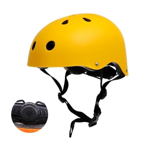 Kask ochronny orzeszek regulowany na rolki hulajnogę deskorolkę rower S M L
