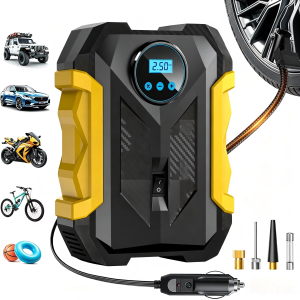 Przenośny Kompresor Samochodowy 12V 35L 150Psi LED