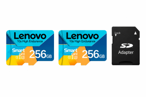 2x Karta Pamięci Lenovo microSDXC 256GB U3 Class 10 + Adapter