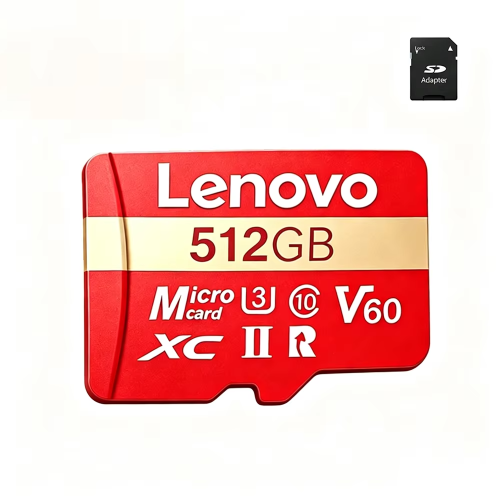 Karta Pamięci Lenovo microSDXC 512GB U3 V60 + Adapter SD