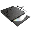 Zewnętrzny Napęd CD/DVD 7w1 USB 3.0 i USB-C Nagrywarka Hub USB Czytnik Kart SD/TF