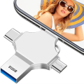 Pamięć Dysk USB Pendrive Flash 512GB 4w1 USB 3.0 USB-C Lightning Micro USB