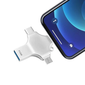 Pamięć Dysk USB Pendrive Flash 512GB 4w1 USB 3.0  USB-C  Lightning Micro USB 
