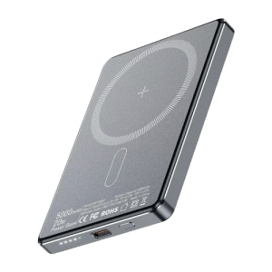 Powerbank Magnetyczny SLIM 5000mAh 20W PD 15W USB-C 8 mm