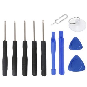 Zestaw informatyczny do rozkręcenia sprzętu elektronicznego 11 elementy