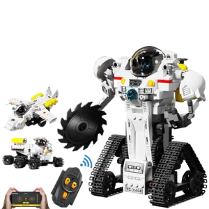 Klocki do składnia Transformacja 3w1 z napędem RC astronauta 701 elementów