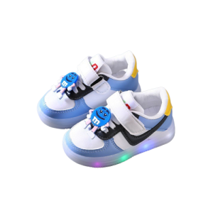 Buty dla dzieci m&m's led świecące niebieski wiosenne